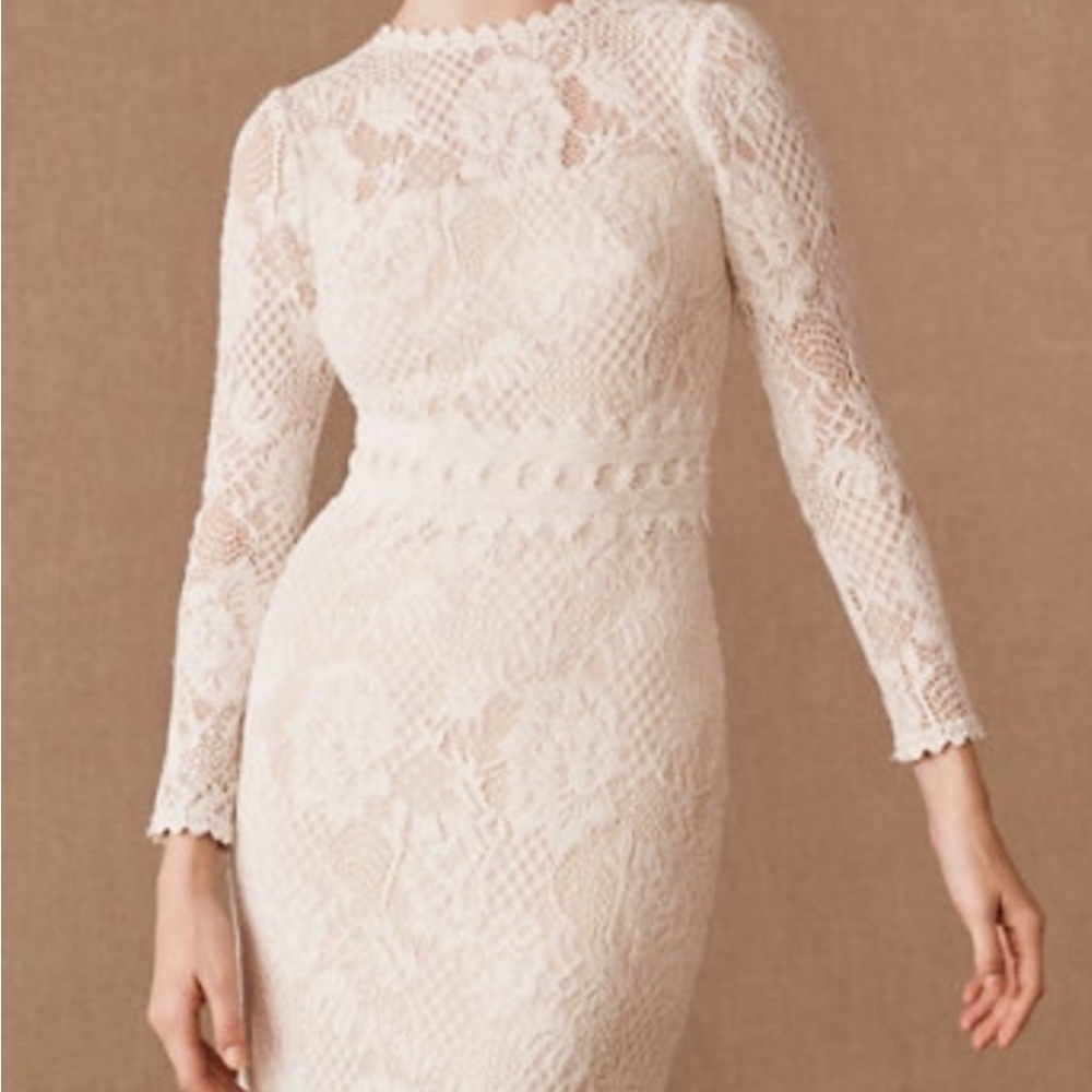 BHLDN Tenley Wedding Gown Ivory Size 2 By Tadashi Shoji